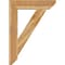 Ekena Millwork Traditional Slat Rough Sawn Bracket, Western Red Cedar, 6"W x 32"D x 44"H BKT06X32X44TRA06RWR - alternate 3